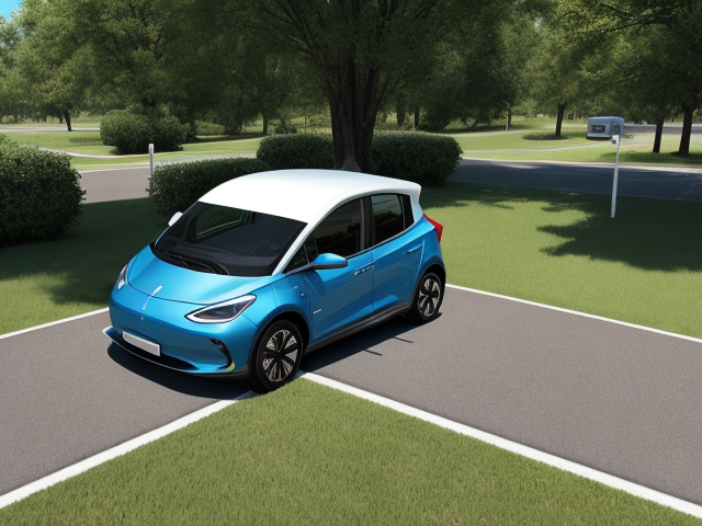 The Role of Solar Power in Electric Vehicles
 in Photorealism style
