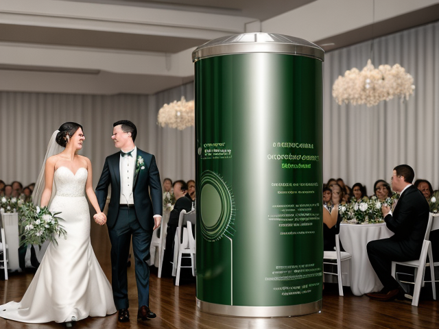 Fueling Celebrations: Green Energy in Weddings
 in Photorealism style